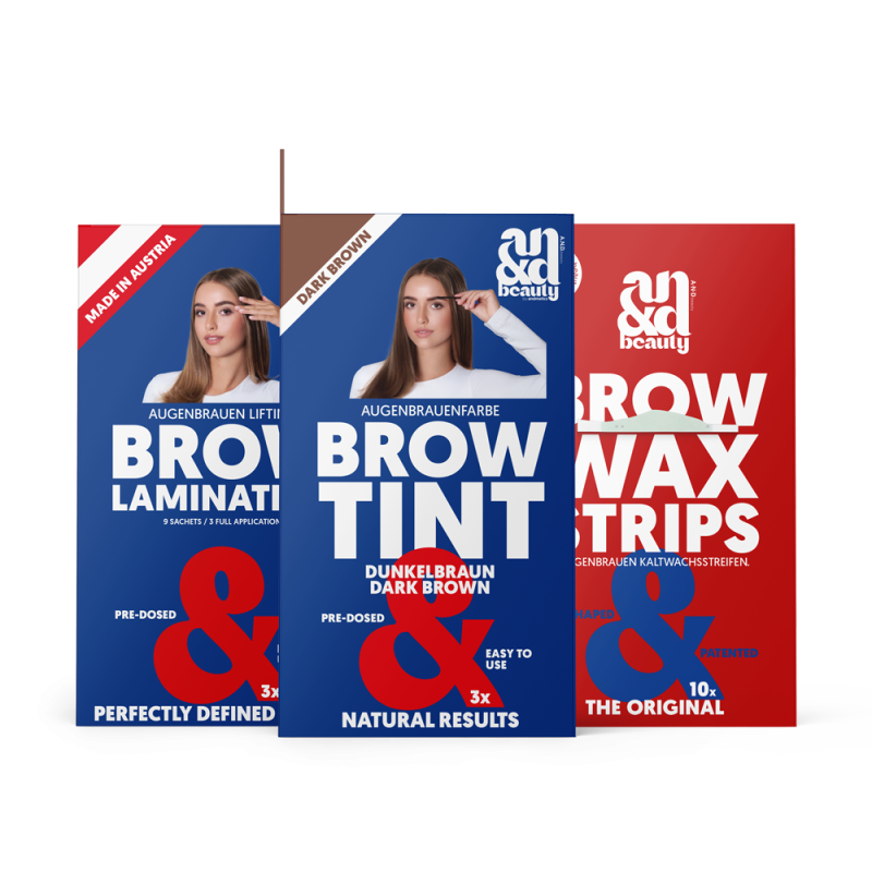 A.N.D. Brow Bundle - darkbrown