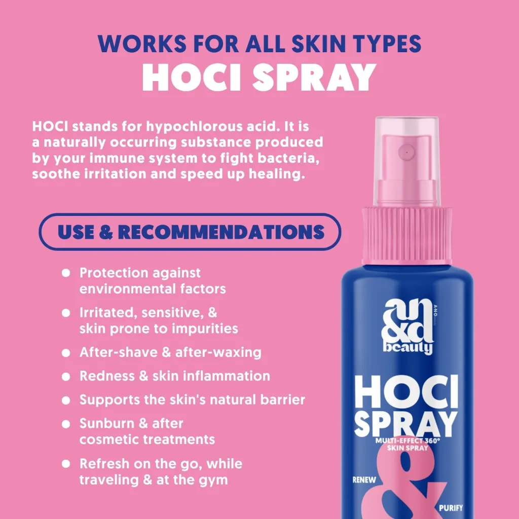 HOCl Spray – Multi-Effect refreshing Skin Spray | A.N.D. beauty
