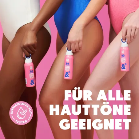 Clear Sun Spray SPF 50 – Transparenter Sonnenschutz für Gesicht & Körper | A.N.D. beauty