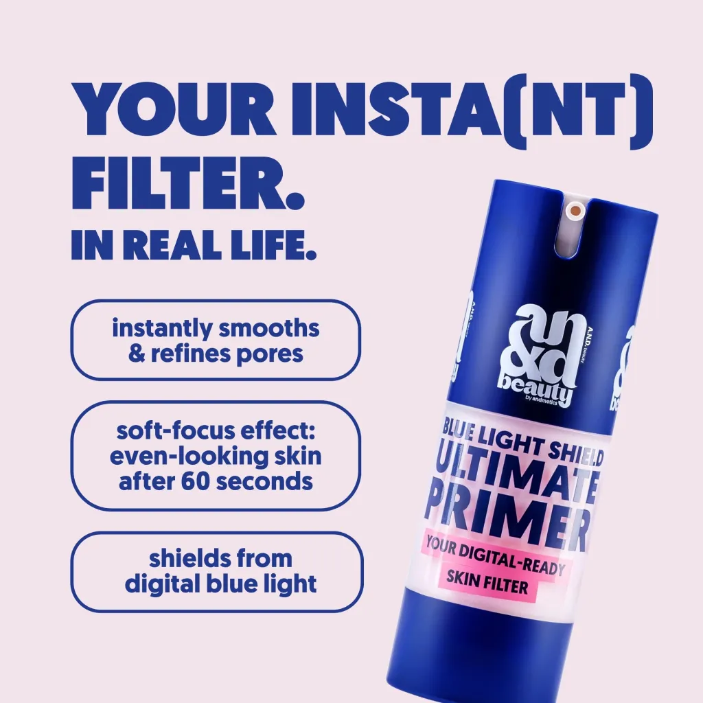 Blue Light Shield Ultimate Primer – Glättender Primer mit Blaulicht-Filter | A.N.D. beauty
