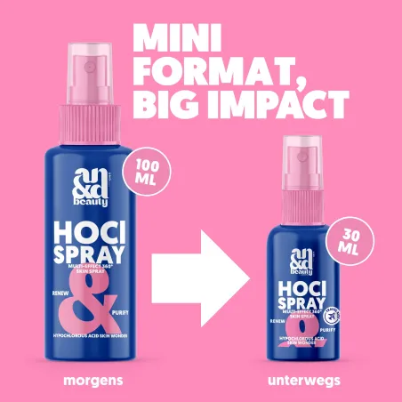A.N.D. beauty – Mini HOCl Spray 30 ml | Viral Skin Hero To Go