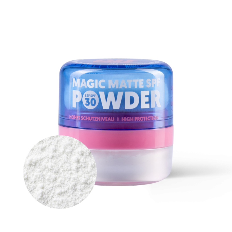 Magic Matte SPF Powder SPF 30 – Transparentes SPF Puder für Touch-ups | A.N.D. beauty