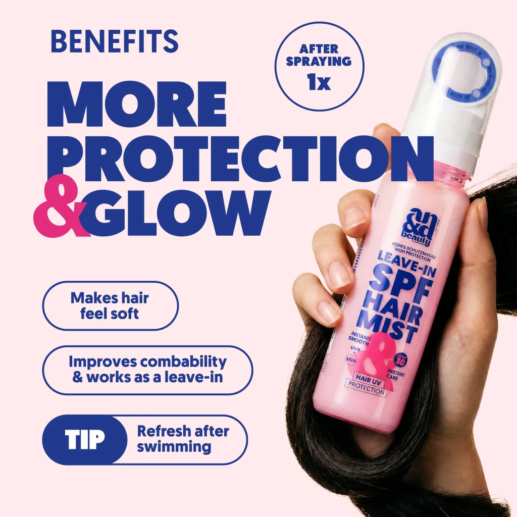 SPF Hair Mist SPF 30 – UV Schutz Spray für Haare | A.N.D. beauty