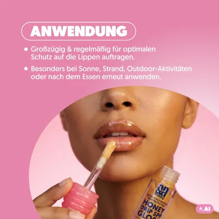 Honey Drip SPF Gloss SPF 30 – High Shine Lip Gloss with SPF | A.N.D. beauty