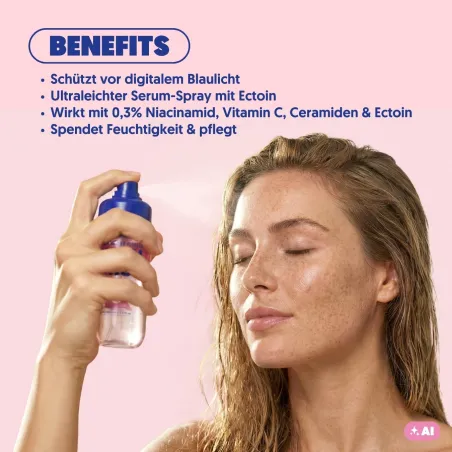 Blue Light Shield Serum Mist – Gesichtsspray mit Niacinamide | A.N.D. beauty