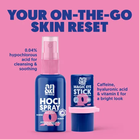 Mini Skincare Bundle – Mini HOCl Spray & Mini Magic Eye Stick | A.N.D. beauty