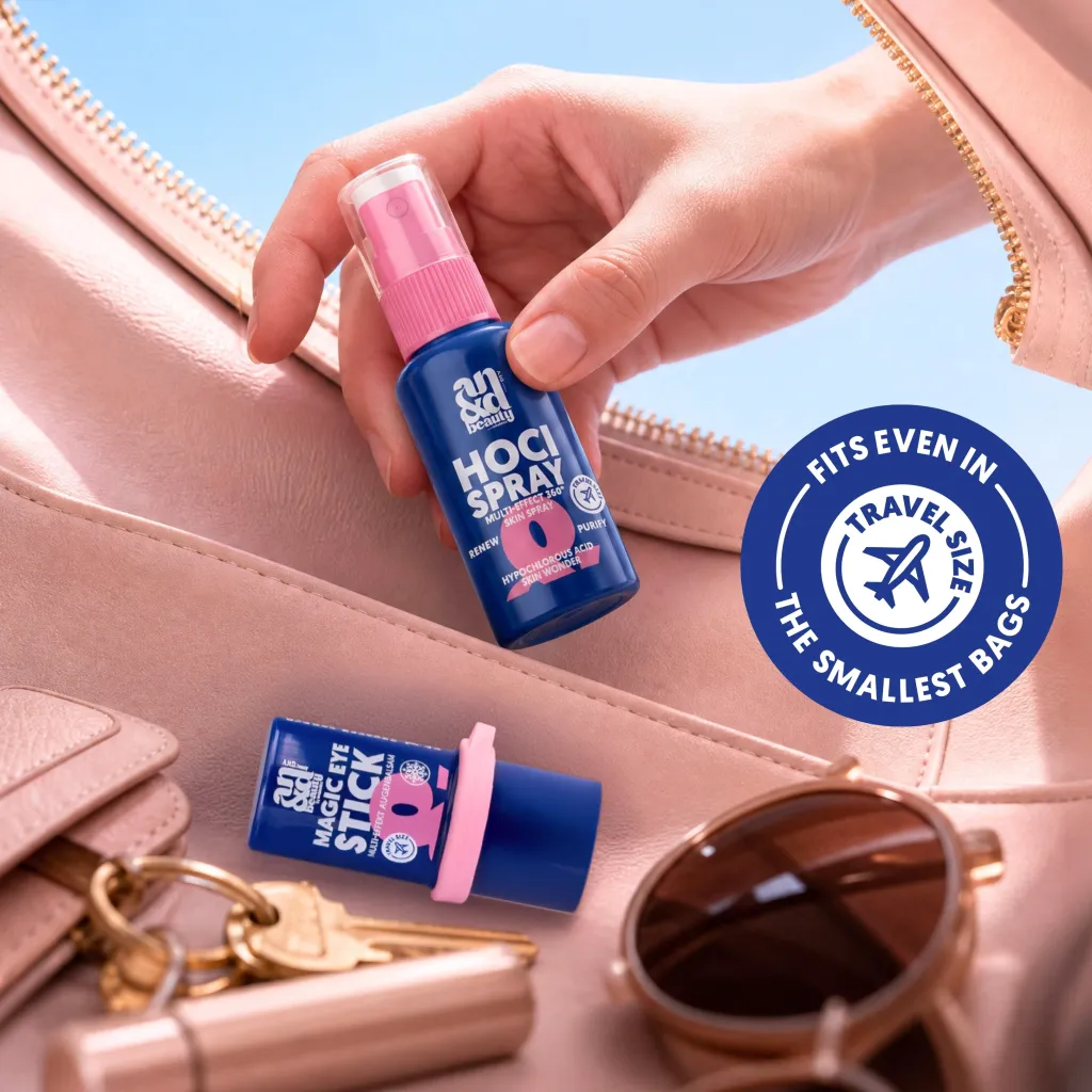 Mini Skincare Bundle – Mini HOCl Spray & Mini Magic Eye Stick | A.N.D. beauty