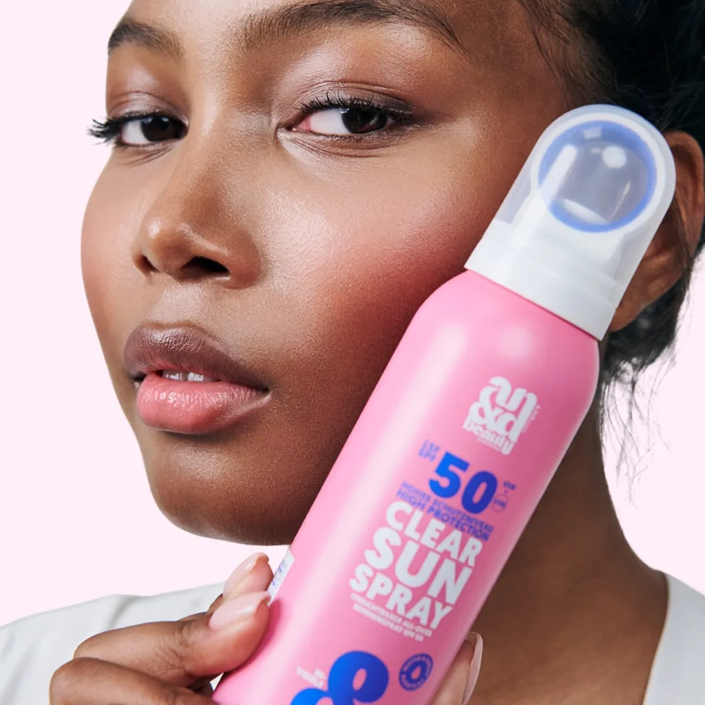 Before & After Sun Duo – Clear Sun Spray SPF 50 & Calm & Recover Face Jelly | A.N.D. beauty