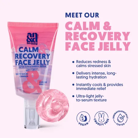Before & After Sun Duo – Clear Sun Spray SPF 50 & Calm & Recover Face Jelly | A.N.D. beauty