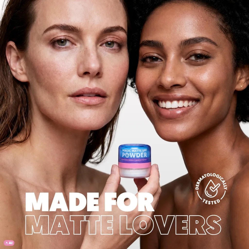 Magic Matte SPF Powder SPF 30 – Invisible SPF Touch-Up Powder | A.N.D. beauty