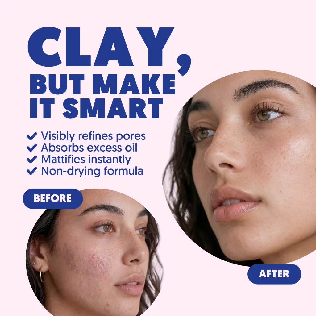 Clay & Slay Stick – Pink Clay Mask, Cleanser & Spot Treatment | A.N.D. beauty