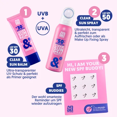 A.N.D. beauty SPF Bundle – Sun Protection Set SPF 30 & 50