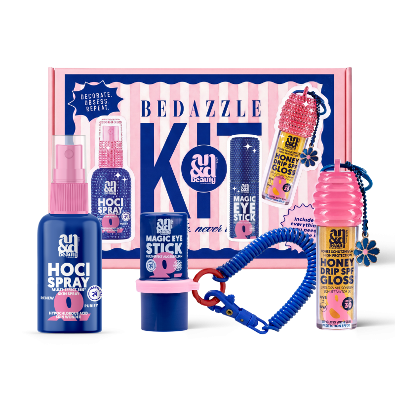 Bedazzle Kit | DIY Beauty Kit mit Glitzersteinen & Bag Charm | A.N.D. beauty