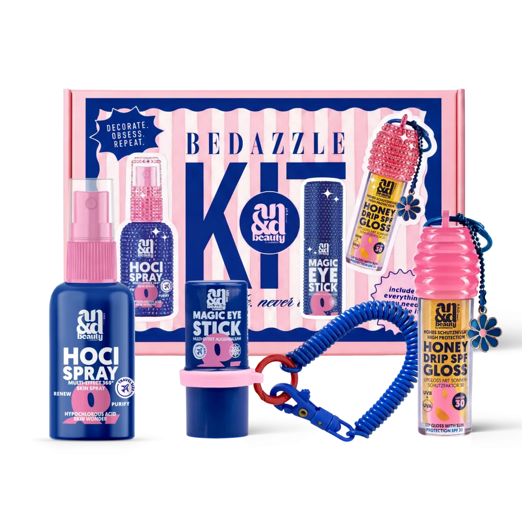 Bedazzle Kit | DIY Beauty Kit mit Glitzersteinen & Bag Charm | A.N.D. beauty