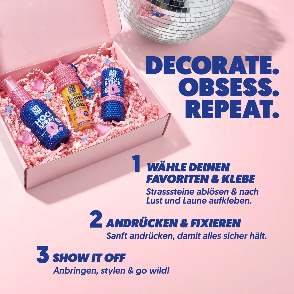 Bedazzle Kit | DIY Beauty Kit mit Glitzersteinen & Bag Charm | A.N.D. beauty