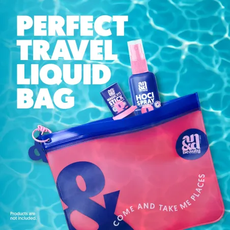 A.N.D. beauty Liquid Bag | Transparente Travel Bag