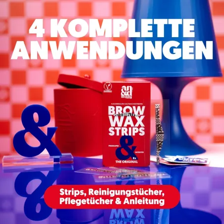 Brow Wax Strips – Augenbrauen Wachsstreifen | A.N.D. beauty