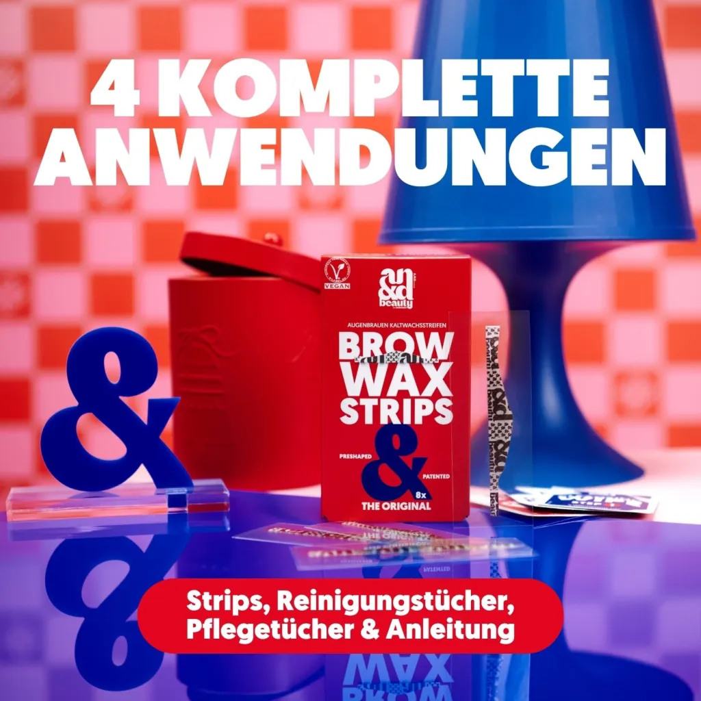 Brow Wax Strips – Augenbrauen Wachsstreifen | A.N.D. beauty