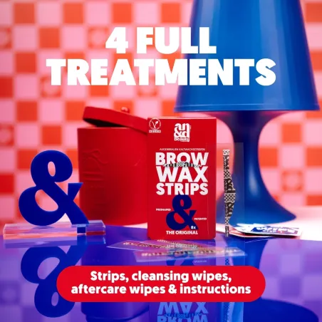 Brow Wax Strips – Augenbrauen Wachsstreifen | A.N.D. beauty