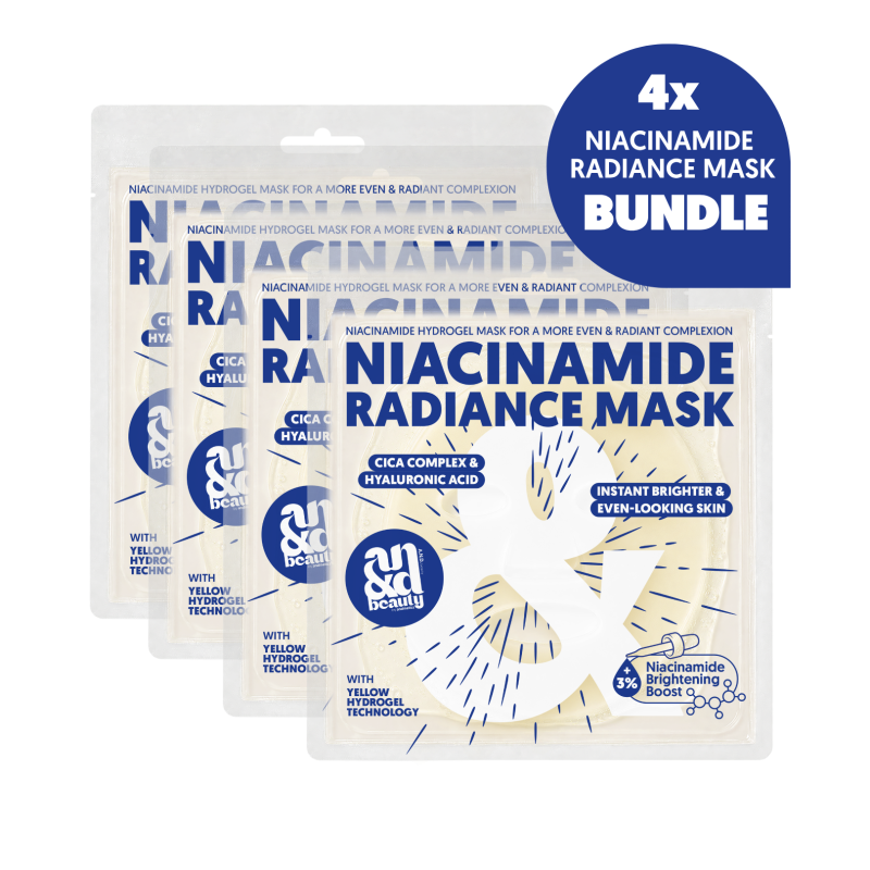 Niacinamide Radiance Mask 4er-Set | A.N.D. beauty
