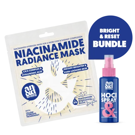 Bright & Reset Duo – Niacinamide Maske + HOCl Spray | A.N.D. beauty