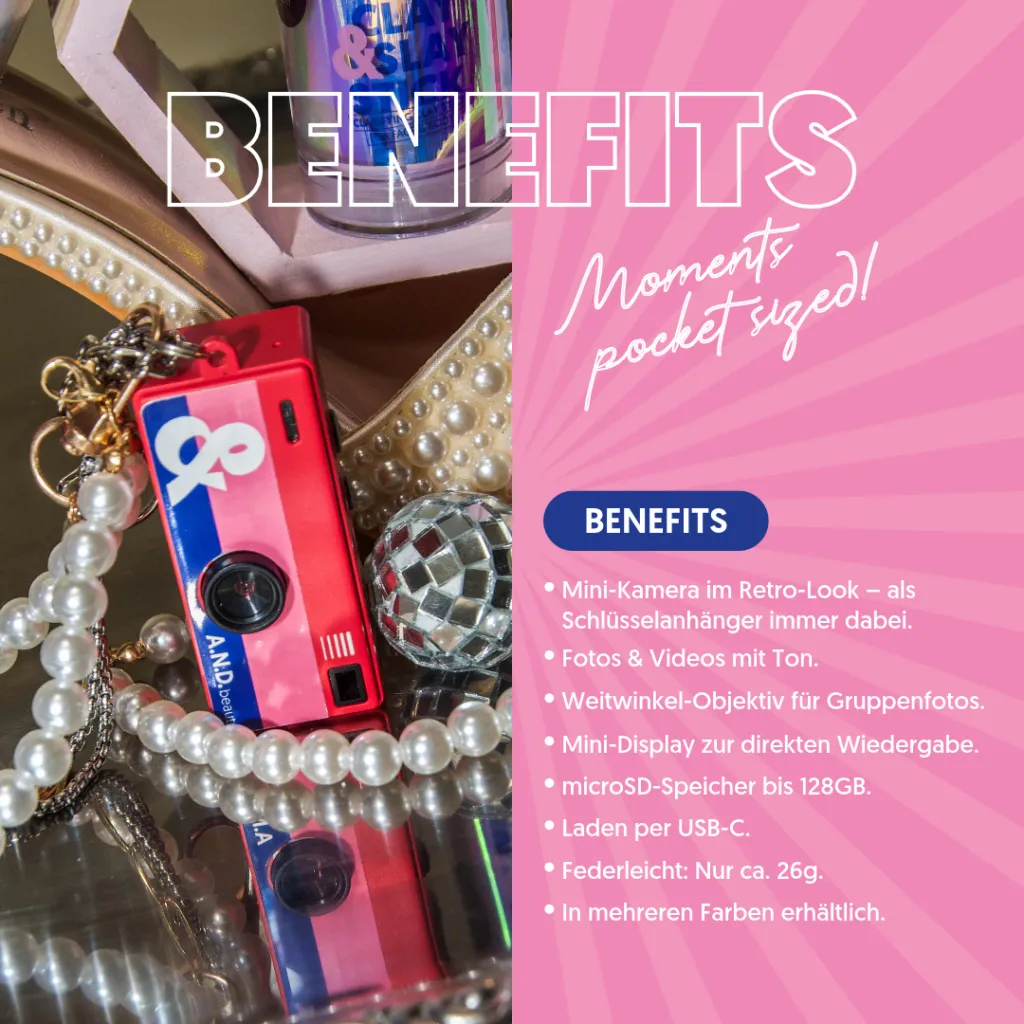 MINI RETRO CAM by A.N.D. beauty