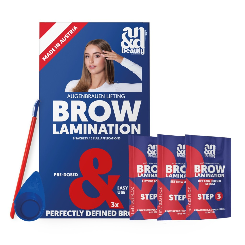 Brow Lamination Kit – perfectly defined brows – no salon needed | A.N.D. Beauty