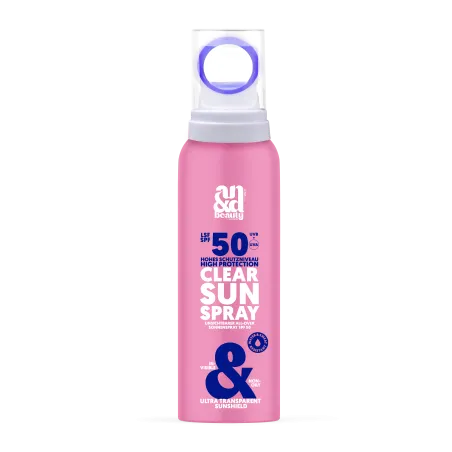 Clear Sun Spray LSF 50 – Transparent. Easy. High Protection. | A.N.D. Beauty