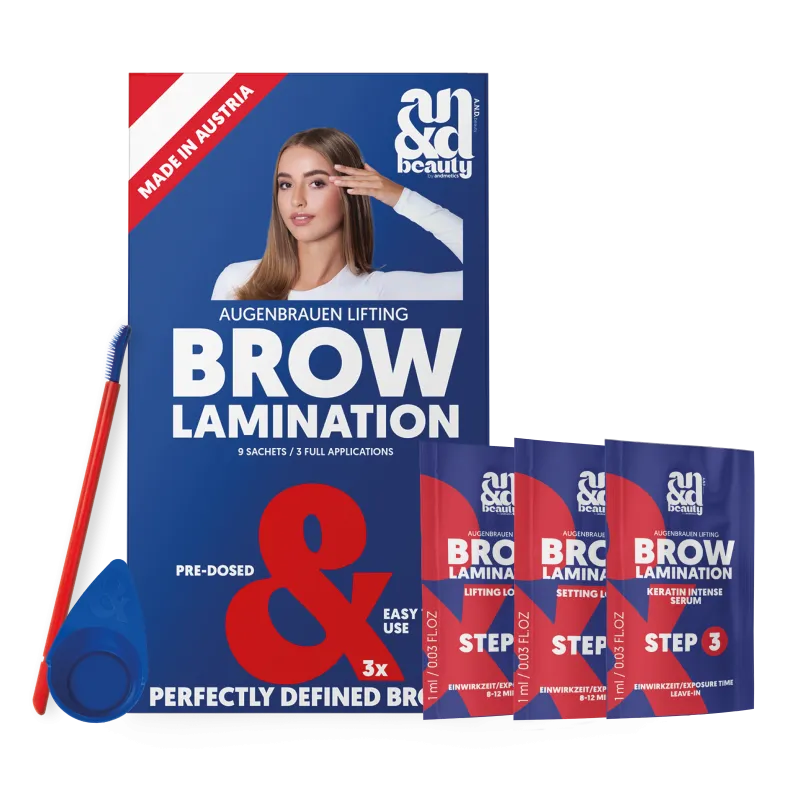 Brow Lamination Kit – perfectly defined brows – no salon needed | A.N.D. Beauty
