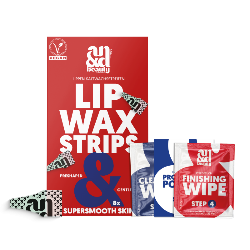 Lip Wax Strips – Kaltwachsstreifen für die Oberlippe | A.N.D. Beauty