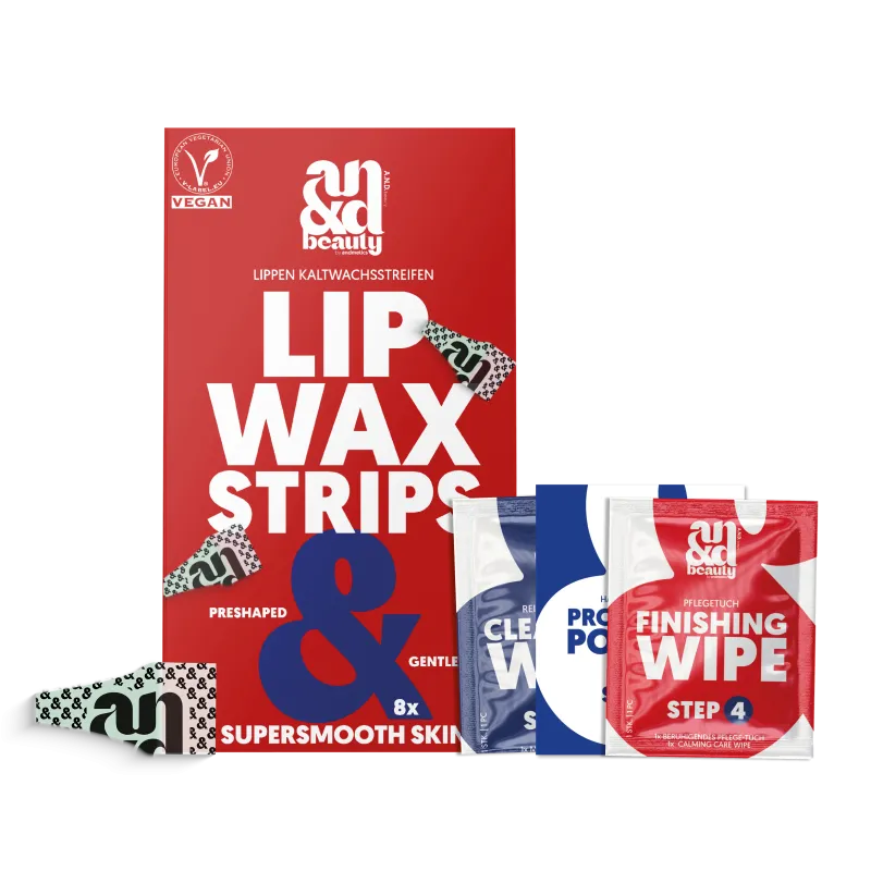 Lip Wax Strips – Cold Wax Strips for the Upper Lip | A.N.D. Beauty