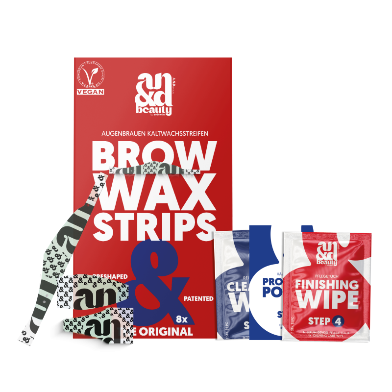 Brow Wax Strips – Augenbrauen Kaltwachsstreifen | A.N.D. Beauty