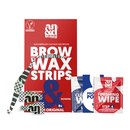 Brow Wax Strips – Precise. Easy. Wow-Brows. | A.N.D. Beauty