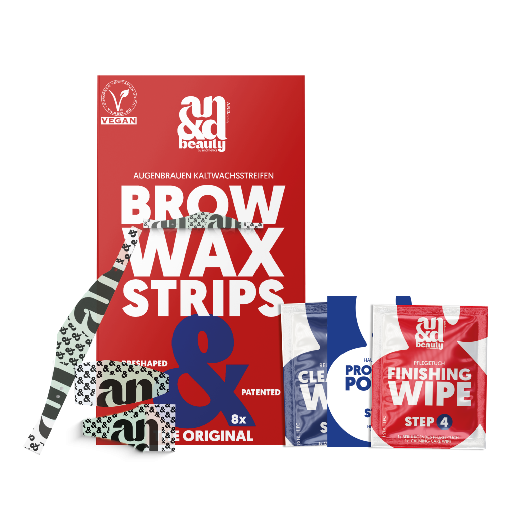 Brow Wax Strips – Augenbrauen Kaltwachsstreifen | A.N.D. Beauty