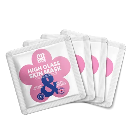 A.N.D. beauty – The High Glass Skin Mask 4er Set | Korean Glow Deal