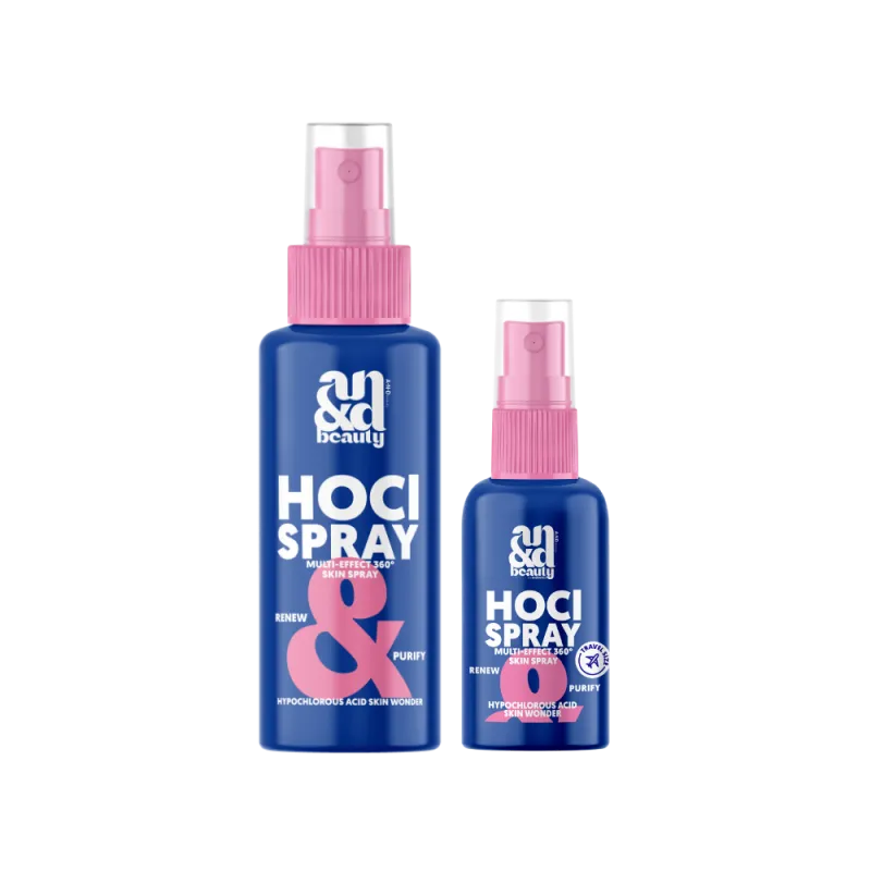 A.N.D. beauty HOCl Spray Mini Home & Go Set (100 ml + 30 ml)