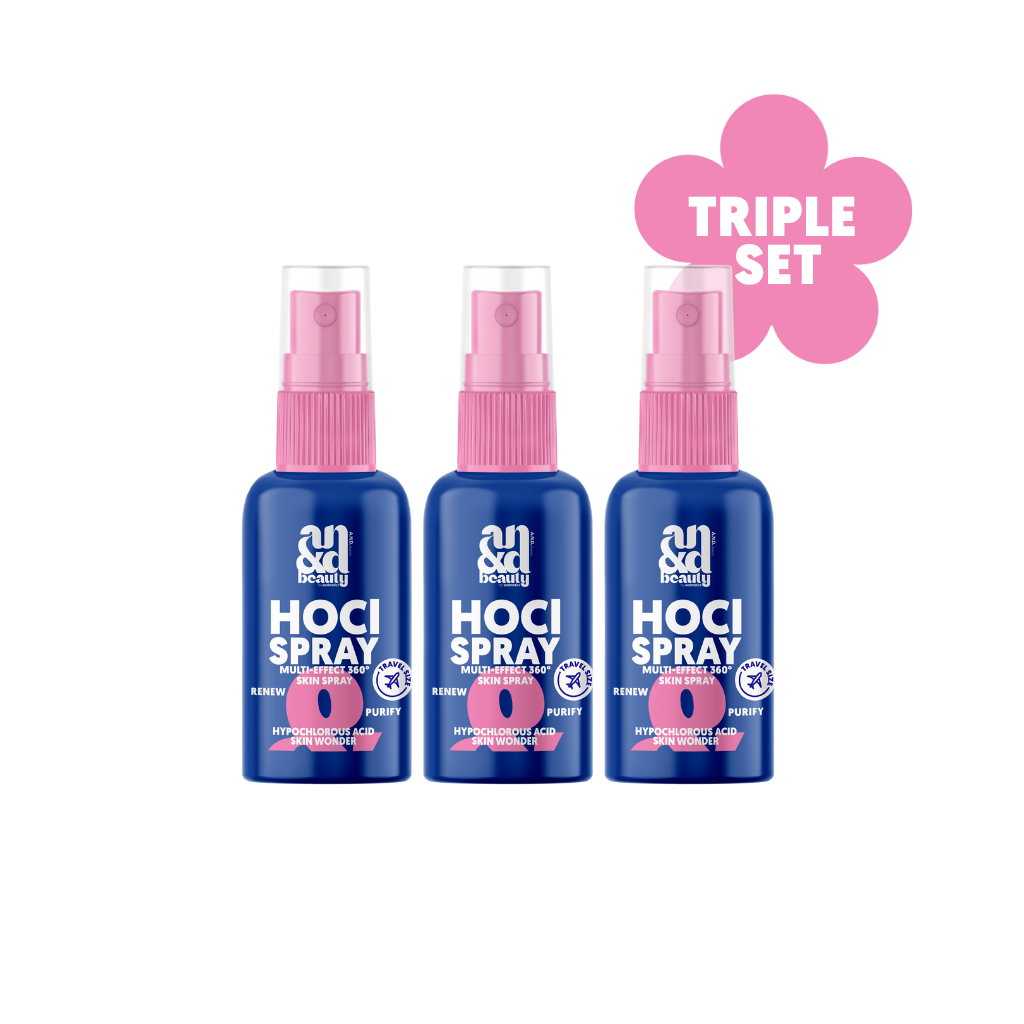 A.N.D. beauty HOCl Spray Mini Triple Glow Set