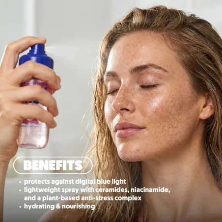 Benefits Schutz vor digitalem Blaulicht mit A.N.D. beauty Serum Mist