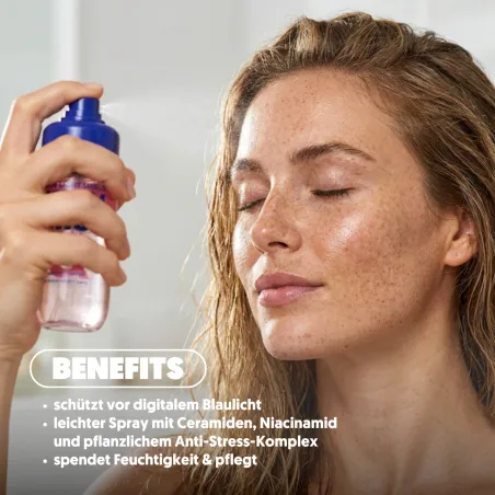 Benefits Schutz vor digitalem Blaulicht mit A.N.D. beauty Serum Mist