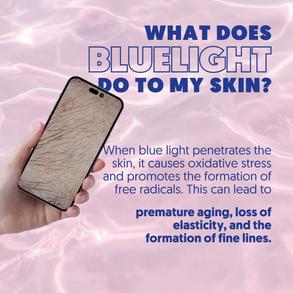 Was macht Blaulicht mit meiner Haut?