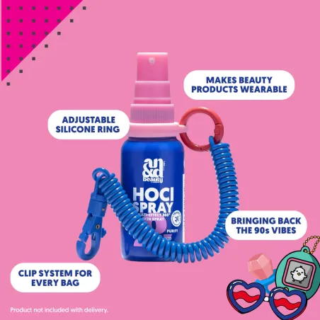 Flex & Glow Charm A.N.D. beauty Clip your beauty essentials to your bag