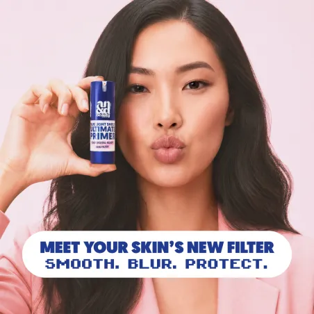 Smooth, blur, protect with the new blue light filter primer