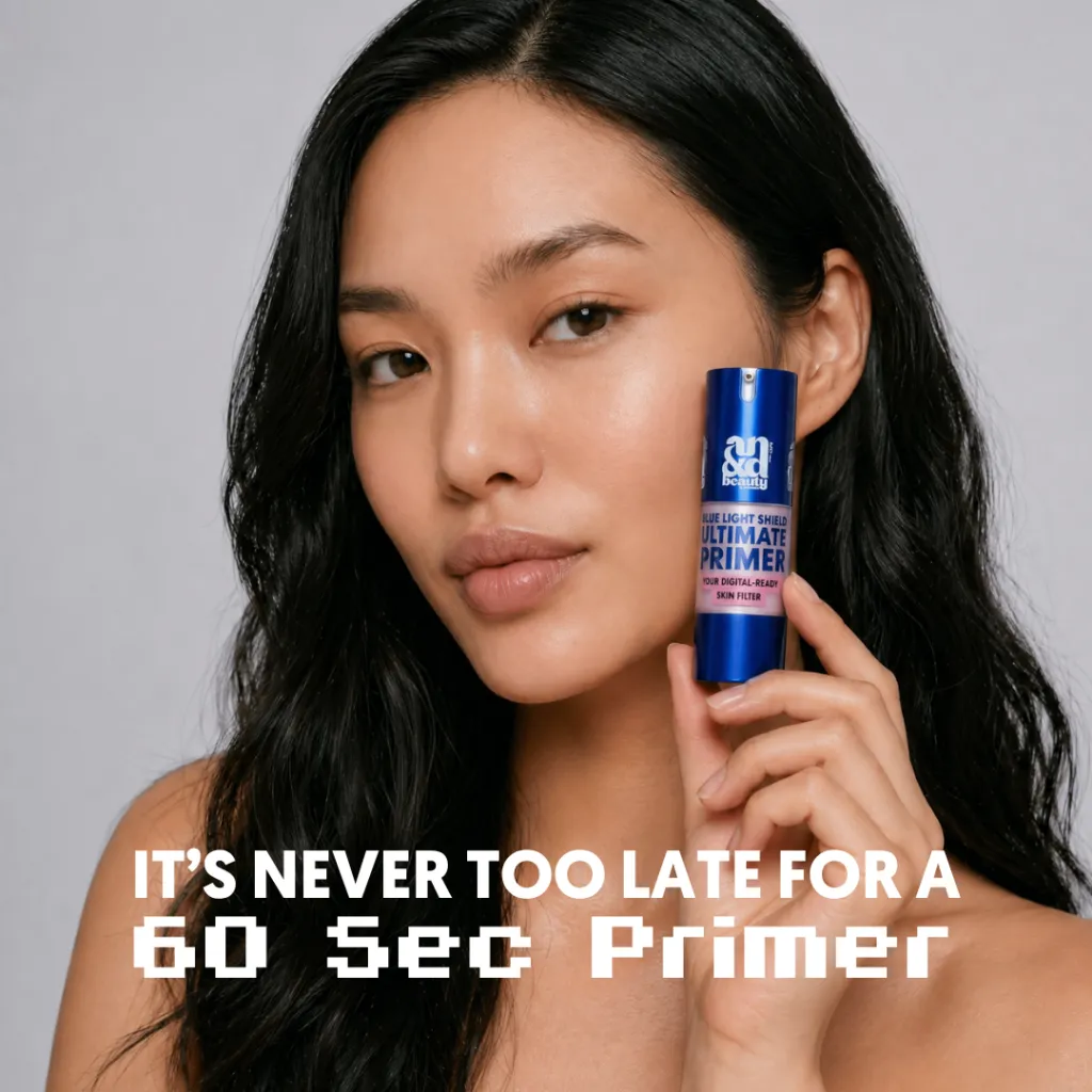 start now, blue light protection for the face, less make-up, insta filter effect