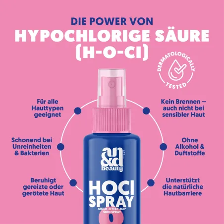 A.N.D. beauty – Mini HOCl Spray 30 ml | Viral Skin Hero To Go
