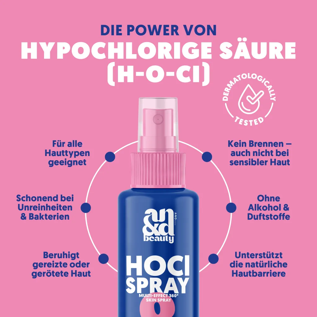 A.N.D. beauty – Mini HOCl Spray 30 ml | Viral Skin Hero To Go