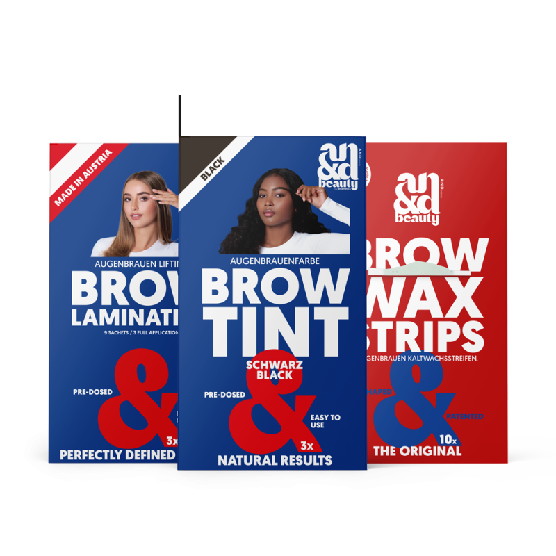 A.N.D. Brow Bundle - black