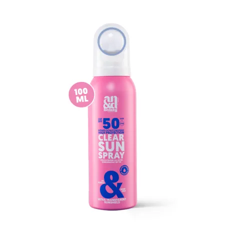 Clear Sun Spray LSF 50 – Transparent. Easy. High Protection. | A.N.D. Beauty