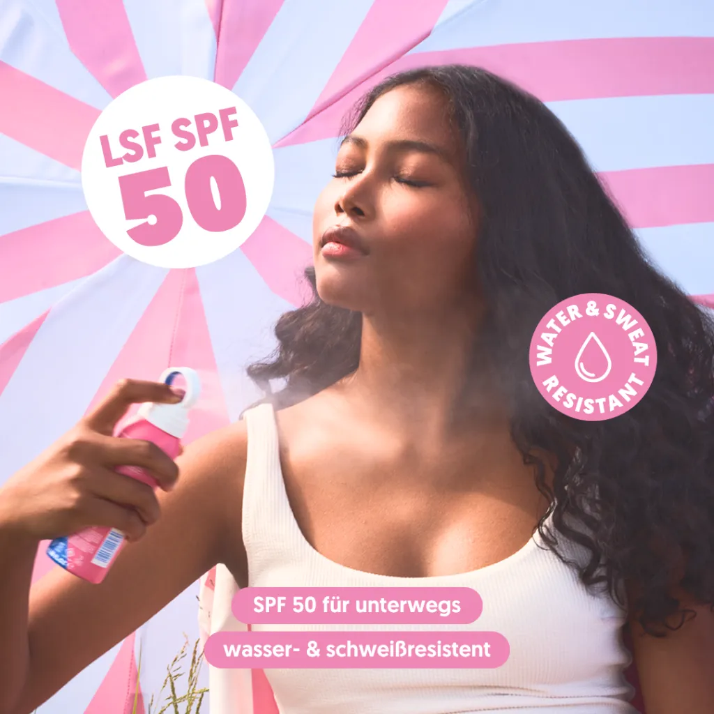 Clear Sun Spray LSF 50 – Transparent. Easy. High Protection. | A.N.D. Beauty