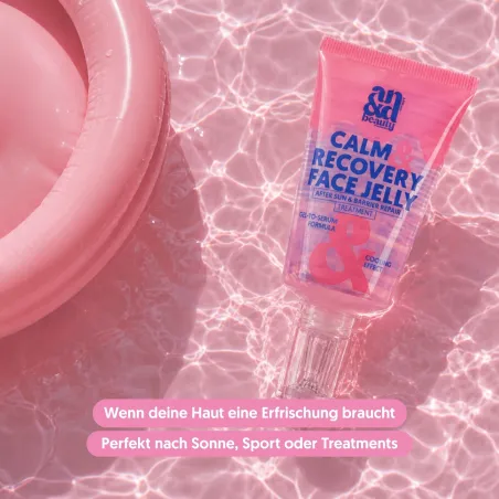 Calm & Recover Face Jelly – Cooling Gel-to-Serum für gestresste Haut | A.N.D. beauty
