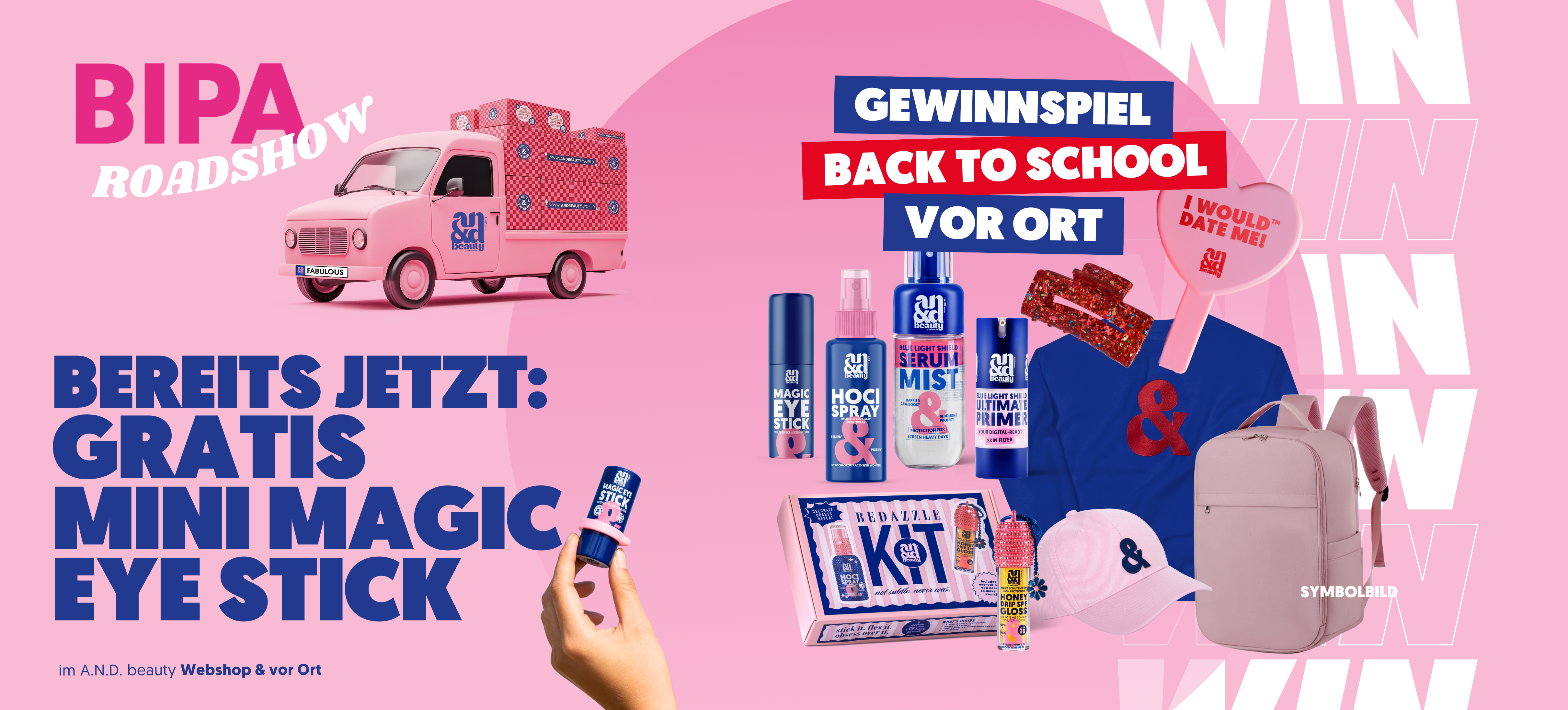 Oster Launch, Sonnenschutzfaktor, gratis blaues Kosmetiktäschchen, and beauty
